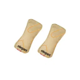 Elegant Fur 30x20x10cm Memory Foam Beige Neck Support Car Pillow (Pack of 2)-27