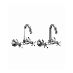 Snowbell Corsa Brass Sink Mixer (Pack of 2)-image-15