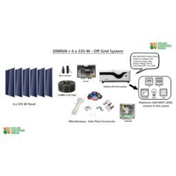 Solar Universe India 1500VA Solar Inverter &a; 4 Pcs 410W Monocrystalline Solar Panel Combo (Pack of 5)-10