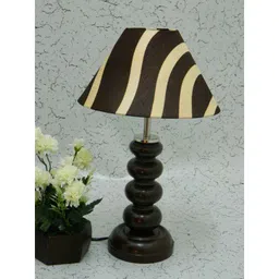 Tucasa Smart Wooden Table Lamp with Zebra Shade, LG-1069-image-83