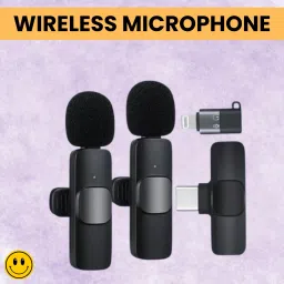 K9 Wireless Microphone Receiver With Recording Clip Mic for Youtube/VloggingP139 Microphone-picture-32
