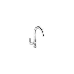 Cera Topaz Quarter Turn CQ722R Pillar Faucet With Swan Neck Spout-picture-44