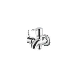 Cera Crayon Quarter Turn QC806A 2-Way Bibcock With Wall Flange-picture-2