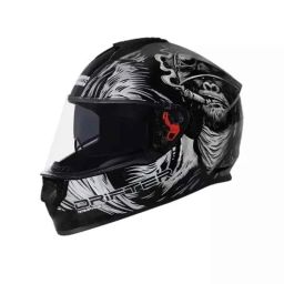 Studds Drifter D3 Decor Plastic Black And Grey Full Face Helmet, Size: 600 mm-picture-8