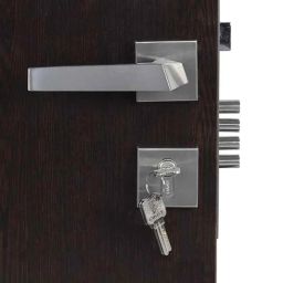 Homexpert Rose SANA-R-BSK 60mm Stainless Steel Silver Both Side Key Mortise Door Lock Set-image-85
