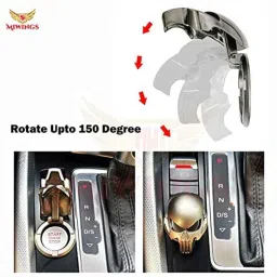 Miwings Car Engine Start Stop Push Button Switch Button Sticky Cover Decorative Mw-3Di Style Universal Auto Accessories Anti-Scratch Universal Button Decoration Ring For All Car image 5
