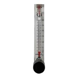 Japsin Instrumentation 0-30lpm Acrylic Tube Rotameter for CO2, Connection: 1/4 inch, JI-ATR-8-16