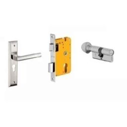 Dorset HL Series Cara 60mm Stainless Steel Patina Finish Door Handle Lock Set with Coin &a; Knob (Pack of 3)-picture-24