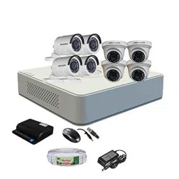 Hikvision 1MP 4 Pcs Dome &a; 4 Pcs Bullet CCTV Camera with 8 Ch DVR Kit, HK1113-picture-20
