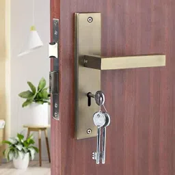 Saze 8 inch Stainless Steel Antique Matt Finish Mortise Door Lock Handle Set-image-96