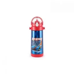 Cello Pop Top 600ml Stainless Steel 304 Pop Blue Character Print Vacuum Water Bottle, 405CSSB0440 (Pack of 2)-picture-9