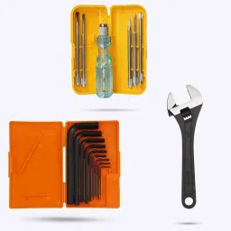 Hillgrove HGCM327M1 9 Pcs Full Hex Allen Key Set with 5-in-1 Screwdriver &a; L Shape Adjustable Wrench, HGCM619 image 5