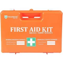 Thadhani 2500 Series Orange Plastic First Aid Kit Box-41