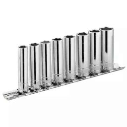 Facom 9 Pcs 3/8 inch Deep Bi-Hexagon 12-Point Socket Set 7-15 mm, JL.40E-picture-26