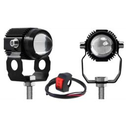 Miwings 2 Pcs 20W 12V LED Fog Light Set for All Bike-image-12