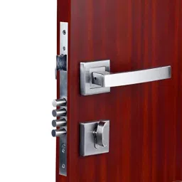 Voltizi 45x85mm ‎Stainless Steel Satin Finish Mortise Main Door Lock with 4 Latches &a; Pull Handle, MG-308-Rose-OSK-image-126
