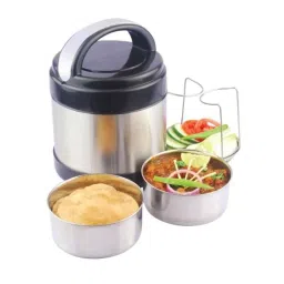 Elegante 2 Containers Stainless Steel Lunch Box (Pack of 3)-39