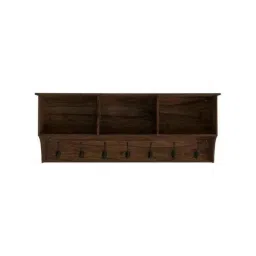 Angel Furniture 90x20x35cm Walnut Glossy Finish Sheesham Wood Hanging Storage Shelf, AF-132W-image-68