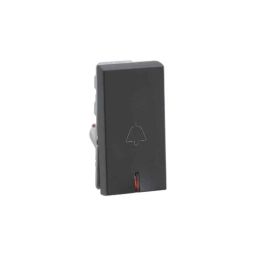 Legrand Lyncus 6A 1 Way 1 Module Chic Grey Bell Push with Indicator, 677421-picture-23