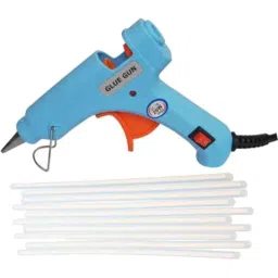 Gunstick 20W Skyblue Glue Gun with 10 Pcs Transparent Glue Sticks-image-88