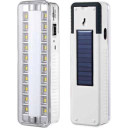 Pick Ur Needs 30W 20 SMD LED One Tube White 2 in 1 Rechargeable Solar Emergency Light, RL-1561-36