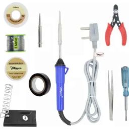 Hillgrove 10-in-1 25W Biggers Flat Conical Tip Soldering Iron Kit-picture-41