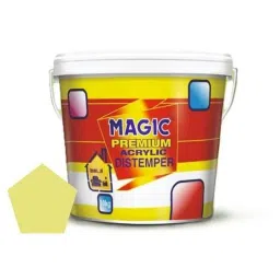 Magic Paints 1101 1kg Limon Matte Finish Acrylic Distemper Paint-image-74