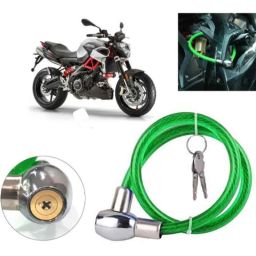 Auto Pearl PVC &a; Plastic Green Heavy Duty Cable Lock for Shiver 900, 021-picture-4