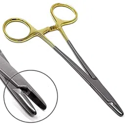 Forgesy GSS77 8 inch Tungsten Carbide Straight Mayo Hegar Needle Holder-image-52