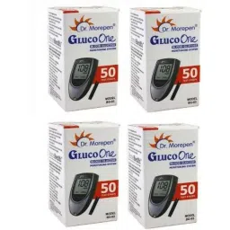Dr. Morepen BG03 50 Strips 200 Glucometer Strips Box-78