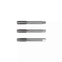 Dolphin 3 Pcs 2.5/8 inch HSS BSF Straight Flute Short Hand Tap Set-picture-43