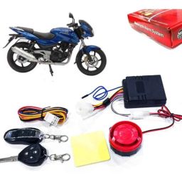 Auto Pearl 12V Black Two-Way Anti Theft Motorcycle Alarm Kit with 2 Pcs Remote for Pulsar 220 DTS-i-picture-16
