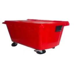 Contenur 1100L Red Plastic Dustbin with 4 Wheels, DWB-1100-EUR-R-image-72