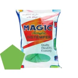 Magic Paints 1102 5kg Parrot Green Matte Finish Acrylic Distemper Paint-image-43