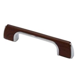 RAB 96mm Zinc Chrome &a; Wenge Finish Drawer Pull Handle, SP-051 (Pack of 3)-image-19