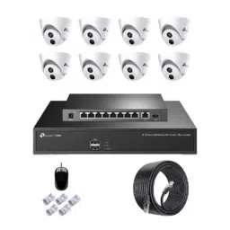 TP-Link VIGI C440I 4MP Indoor Network IP Combo Kit with 8 Channel NVR, 8 Cameras ,10 Port POE Switch, D-LINK 100M LAN Cable &a; Connectors-picture-20