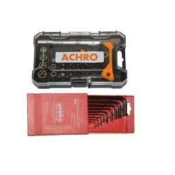 Achro 27 Pcs Chrome Steel Tool Kit Set For Professional Industrial-12