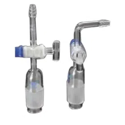 Glassco 19/26 Boro 3.3 Glass Cone Adapter with Stopcock, 034.260.02-41