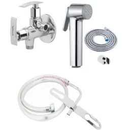 Prestige Passion 3 Pcs Brass Chrome Finish 2 Way Angle Cock, Health Faucet &a; Jet Set-11