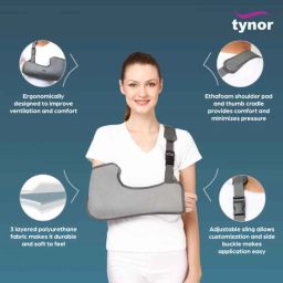 Tynor Tropical Pouch Arm Sling, Size: XXL image 3