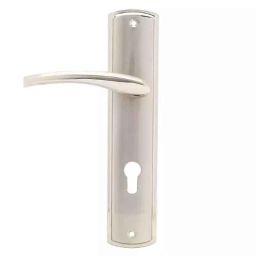Dorset 10 inch Satin Chrome Finish Zinc Mortise Handle Lock Set, MLONASC-picture-0