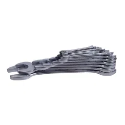 Eastman 10 Pcs 101M Chrome Vanadium Steel Double Sided Open Wrench Spanners Set, E-2001-17