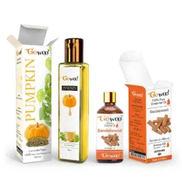 GoWoo 2 Pcs 10ml Natural Undiluted Sandalwood Aroma Oil &a; 100ml Pumpkin Seed Carrier Oil Set, GWOC1207-P44+P182-picture-44