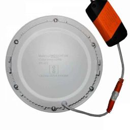 LumoGen 12W Round Cool White Slim LED Panel Light image 2