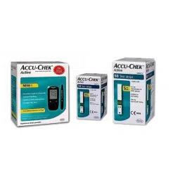 Accu-Chek Active Glucometer with 50 Strips-12