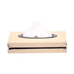 Kozdiko Leatherette Beige Classic Car Tissue Paper Dispenser Box with 200 Sheets (100 Pulls) for Maruti Suzuki S Cross-picture-35