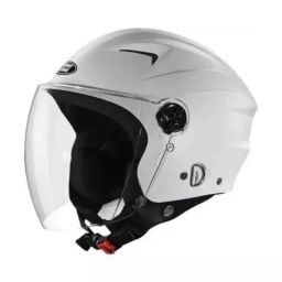 Studds Ray Plastic White Open Face Helmets, Size: Large-picture-32