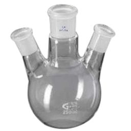 Glassco 100ml Qr Coded Clear Volumetric Flask with Penny Head Glass &a; Polyethylene Stopper, QR.130.520.06 (Pack of 5)-45