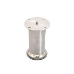 RAB 2 inch Stainless Steel Silver Matt Finish Heavy Plate Round Sofa Leg (Pack of 4)-picture-30