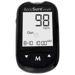 Accusure Simple Glucose Monitor with 25 Strips-19